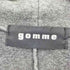 ゴム gomme フード袖デザイン ドローコード付き フリース ダブルジップ パーカー Y2K レディース JPN:M