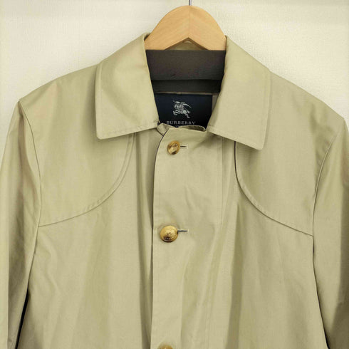 バーバリーロンドン BURBERRY LONDON 前立て裏チェック ステンカラーコート メンズ import:M