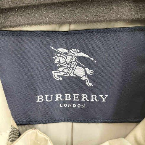 バーバリーロンドン BURBERRY LONDON 前立て裏チェック ステンカラーコート メンズ import:M