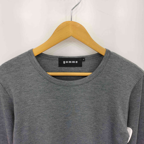 ゴム gomme 袖切替 ロングスリーブ ニットカットソー Tシャツ レディース JPN:M