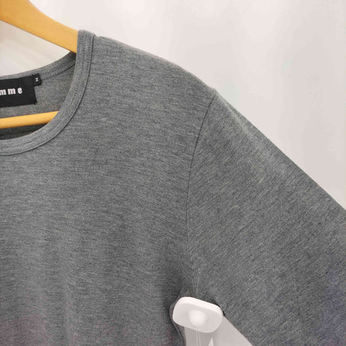 ゴム gomme 袖切替 ロングスリーブ ニットカットソー Tシャツ レディース JPN:M