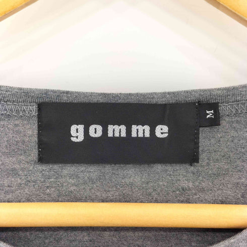 ゴム gomme 袖切替 ロングスリーブ ニットカットソー Tシャツ レディース JPN:M