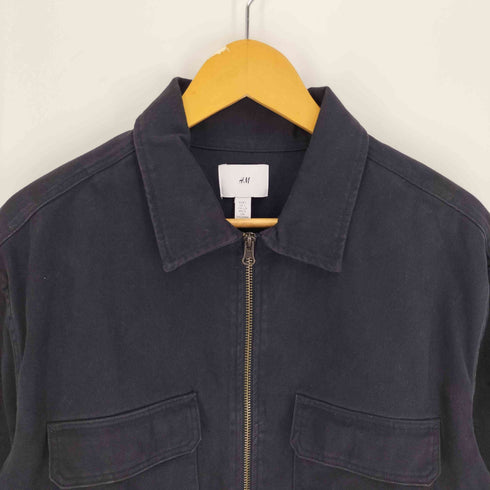 エイチアンドエム H&M カバーオール ジップアップ ワークジャケット メンズ import:L
