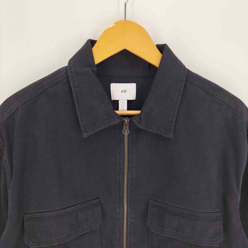 エイチアンドエム H&M カバーオール ジップアップ ワークジャケット メンズ import:L