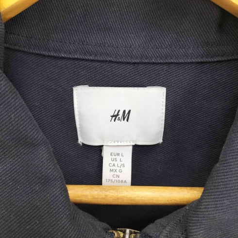 エイチアンドエム H&M カバーオール ジップアップ ワークジャケット メンズ import:L