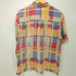 アルフレッドダナー ALFRED DUNNER 90s 水彩チェック レギュラーカラー S/S ポリシャツ レディース 14