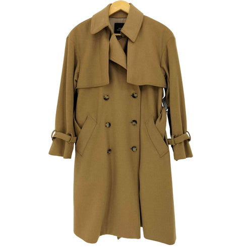 SOSO PHLANNEL ウールカシミヤ トレンチコート レディース 34