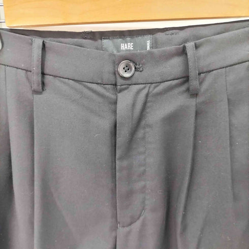 ハレ HARE 2タック ワイドストレート スラックス メンズ JPN:S