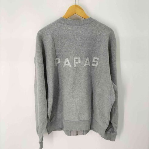 パパス papas オーバーサイズ スウェットブルゾン メンズ