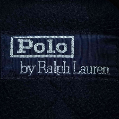 ポロラルフローレン POLO RALPH LAUREN 裏地フリース エルボーパッチ ダブルジップ キルティングジャケット メンズ LL