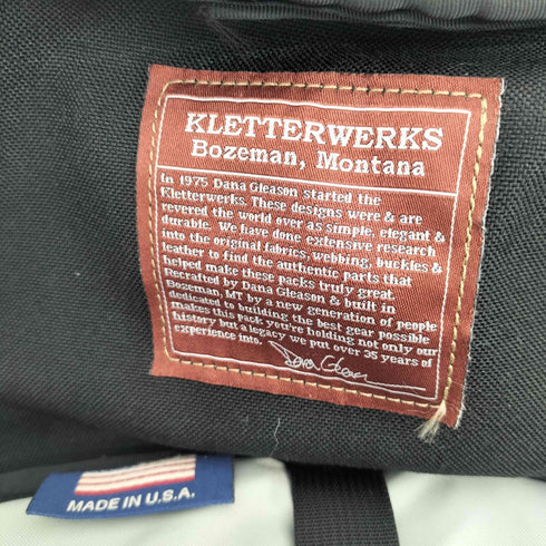 KLETTERWERKS FLIP USA製 バックパック メンズ