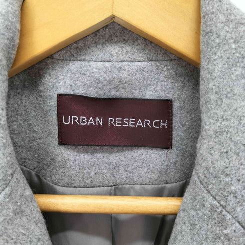 アーバンリサーチ URBAN RESEARCH ダブルブレスト ロングチェスターコート レディース FREE