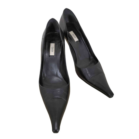 プラダ PRADA ヒールパンプス レディース 36