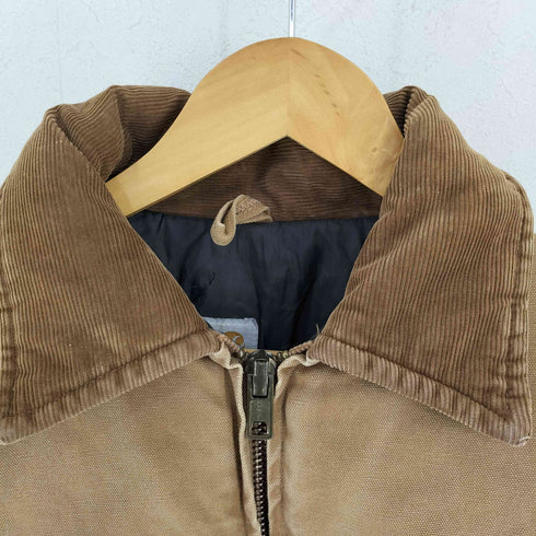カーハート Carhartt 80S ジップアップ キルティング ワーク ダックジャケット メンズ import:M