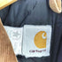 カーハート Carhartt 80S ジップアップ キルティング ワーク ダックジャケット メンズ import:M