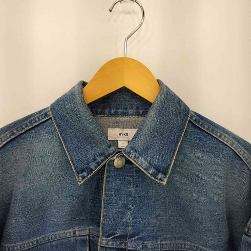 ハイク HYKE BALLOON SLEEVE DENIM JACKET TYPE2 2nd バルーンスリーブ デニムジャケット レディース JPN:1