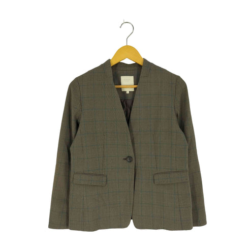 ビーミングバイビームス B:MING by BEAMS TR チェック ノーラペル ジャケット レディース JPN:M