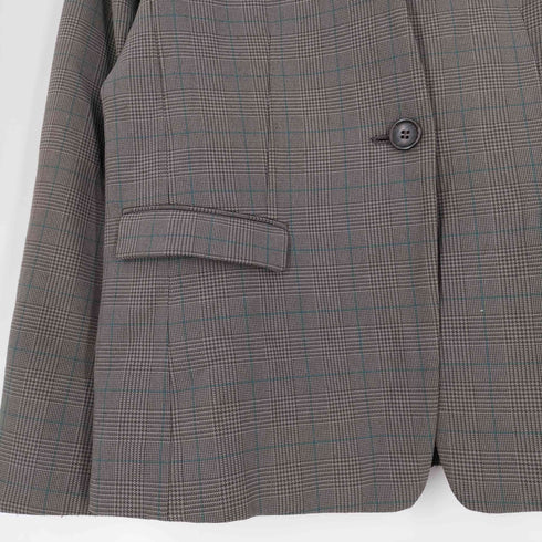 ビーミングバイビームス B:MING by BEAMS TR チェック ノーラペル ジャケット レディース JPN:M