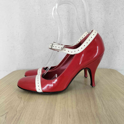 ドルチェアンドガッバーナ DOLCE&GABBANA パテントレザーヒールパンプス レディース 35 1/2