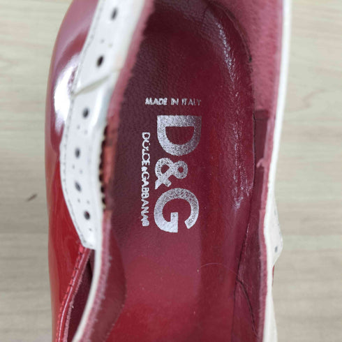 ドルチェアンドガッバーナ DOLCE&GABBANA パテントレザーヒールパンプス レディース 35 1/2