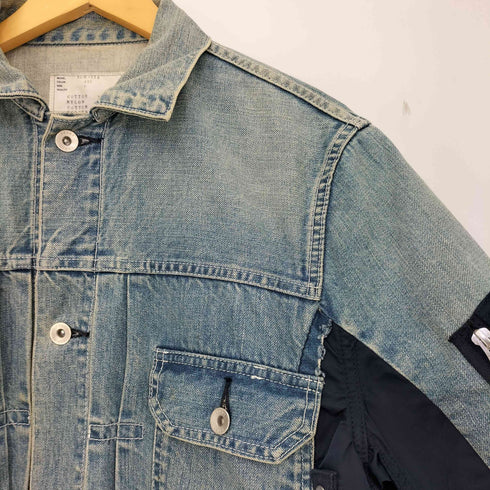 サカイ Sacai Denim x MA-1 Jacket メンズ JPN:1