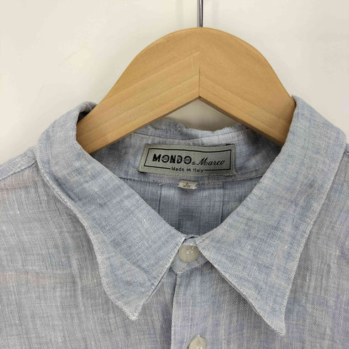 MONDO 90S イタリア製 L/S リネン シャツ メンズ import:L
