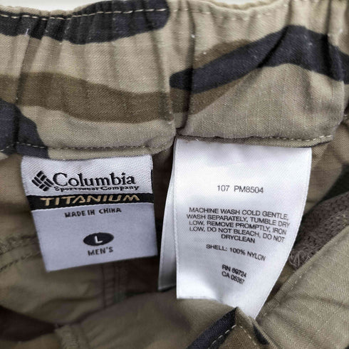 コロンビア Columbia TITANIUM ベルト付き リップストップ ジョガーカーゴパンツ メンズ JPN:L
