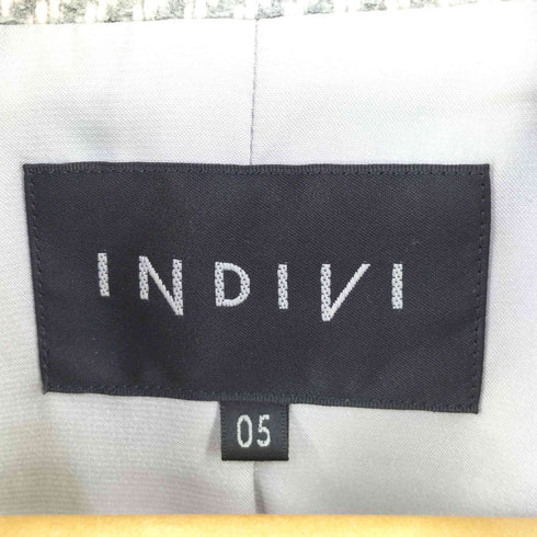 インディヴィ INDIVI ショートコート ポンチョコート レディース 05