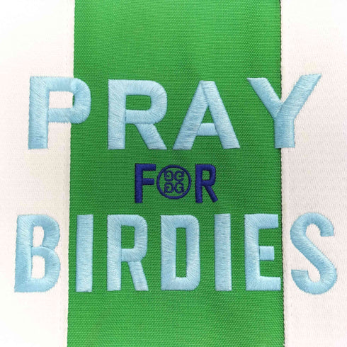 PRAY FOR BIRDIES ゴルフバッグトークバック メンズ