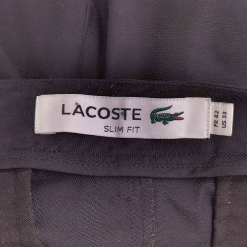ラコステ LACOSTE オックスフォードセンタークリーススラックス メンズ 42