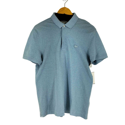 ラコステ LACOSTE REGULAR FIT ワンポイント刺繍 S/S ポロシャツ メンズ import:M