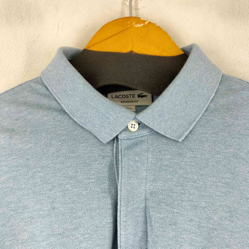 ラコステ LACOSTE REGULAR FIT ワンポイント刺繍 S/S ポロシャツ メンズ import:M