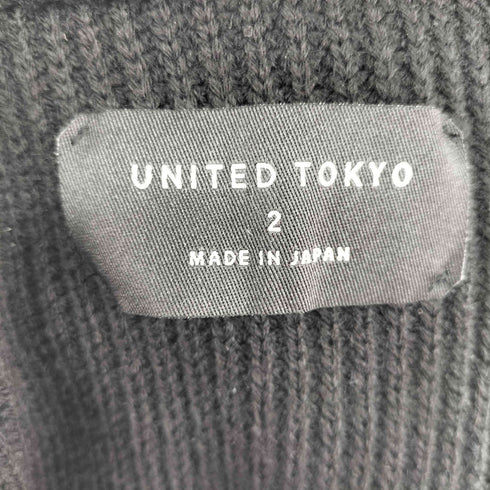 ユナイテッドトウキョウ UNITED TOKYO RIB ZIPUP KNIT メンズ JPN:2