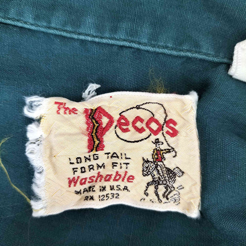 The Pecos 50S USA製 ウエスタンシャツ メンズ import:S