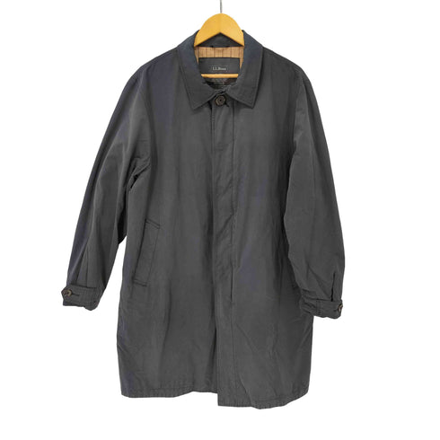 エルエルビーン L.L.Bean ピーチスキン 裏地チェック ステンカラーコート メンズ import:XL