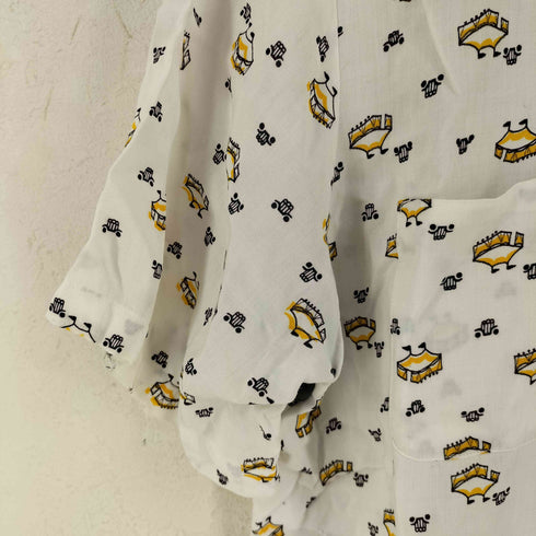 CAL-SUN 50S 総柄 OPEN COLLAR SHIRT メンズ import:L