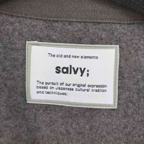 サビィー salvy; TASMANIA FLEECE V NECK P メンズ 2