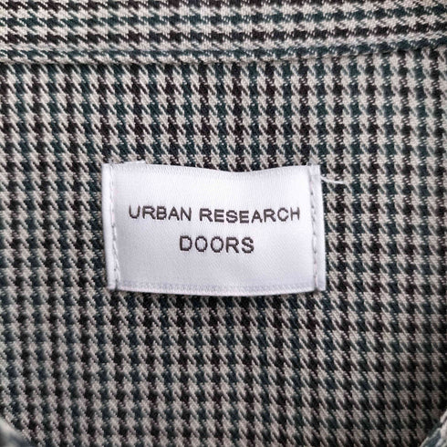 アーバンリサーチドアーズ URBAN RESEARCH DOORS UR TECH チェック柄バルーンスリーブワンピース レディース JPN:M