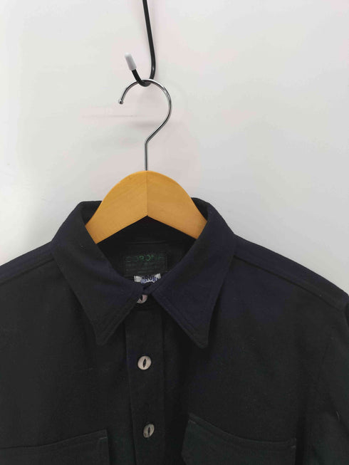 CORONA ウール100 ネコ目 CPO シャツ メンズ import:L