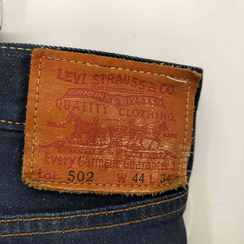リーバイス Levis 502 赤耳 革パッチ メンズ W44/L34