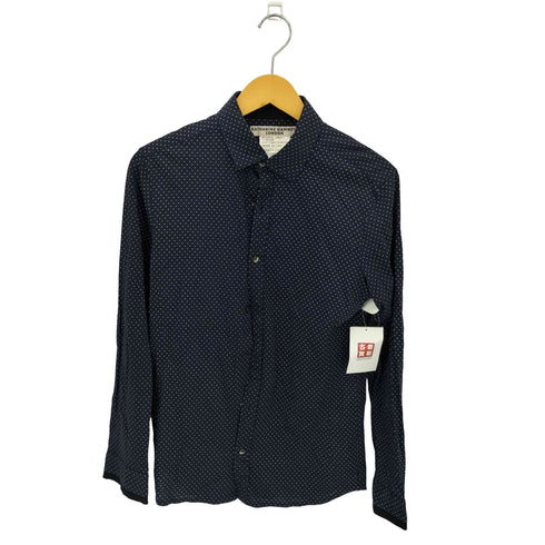 キャサリンハムネットロンドン KATHARINE HAMNETT LONDON コットン ドット レギュラーカラー シャツ メンズ import:M