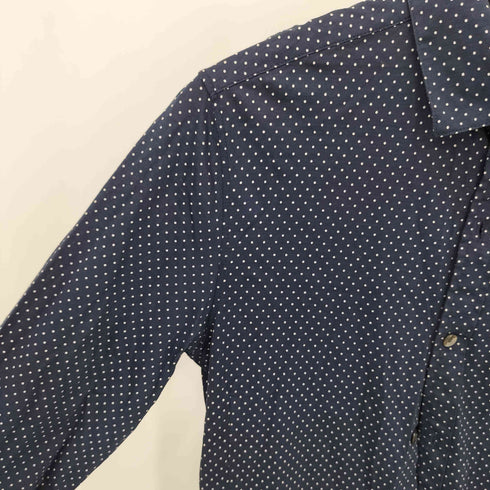 キャサリンハムネットロンドン KATHARINE HAMNETT LONDON コットン ドット レギュラーカラー シャツ メンズ import:M