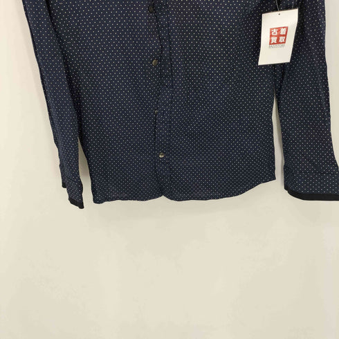 キャサリンハムネットロンドン KATHARINE HAMNETT LONDON コットン ドット レギュラーカラー シャツ メンズ import:M