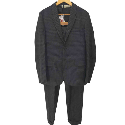 エヌハリウッド N.HOOLYWOOD POCKET SACK 3ピース チェック スーツセットアップ メンズ 40