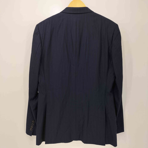 ポールスミス Paul Smith LORO PIANA生地 ウール シルク混 ストライプ 2Bテーラード ジャケット スラックス セットアップ メンズ XL