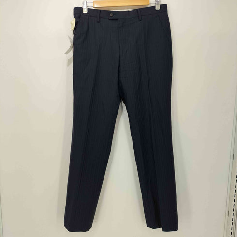 ポールスミス Paul Smith LORO PIANA生地 ウール シルク混 ストライプ 2Bテーラード ジャケット スラックス セットアップ メンズ XL