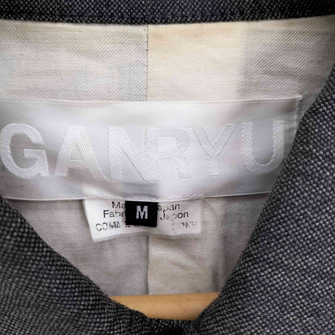 コムデギャルソンガンリュウ COMME des GARCONS GANRYU AD2016 16AW ウール コーチ ジャケット メンズ JPN:M