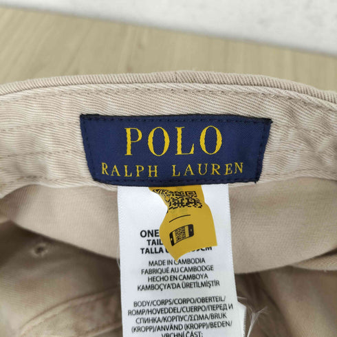 ポロラルフローレン POLO RALPH LAUREN ポニー刺繍 6パネルキャップ メンズ ONE SIZE