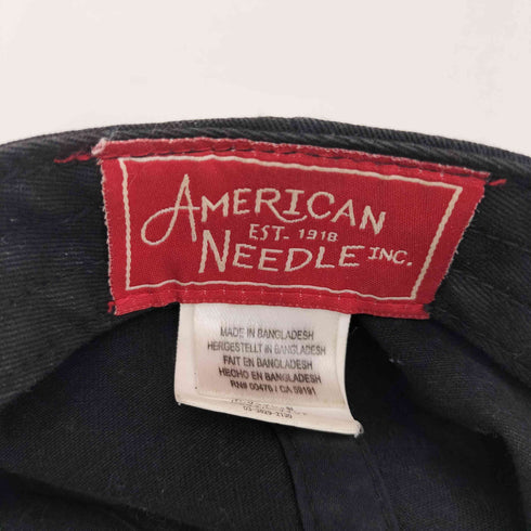 アメリカンニードル American Needle LA NY ロゴ クラシックキャップ オールブラック メンズ FREE