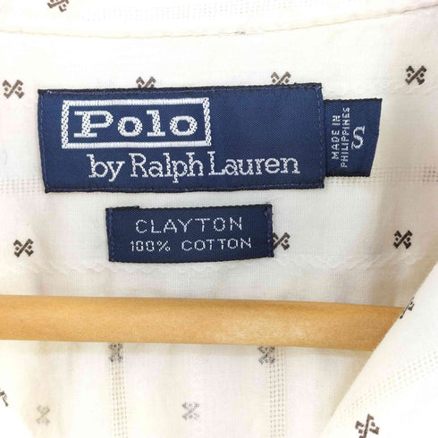 ポロバイラルフローレン Polo by RALPH LAUREN CLAYTON 小紋柄 コットン オープンカラーシャツ メンズ import:S